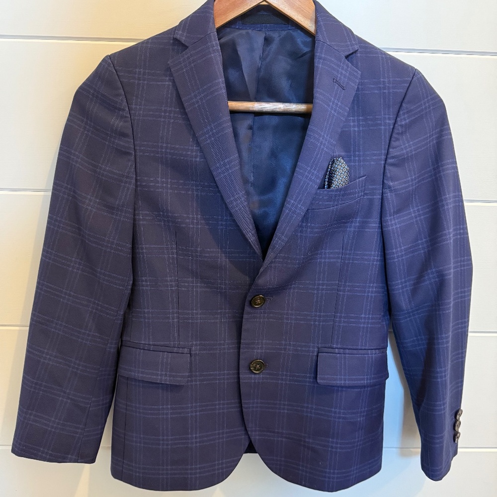Ralph Lauren Boys Bright Navy Blazer